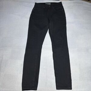 Dapper Boi Skinny Jeans Size 28x32 Black Wash Stretch Denim Comfort Unisex